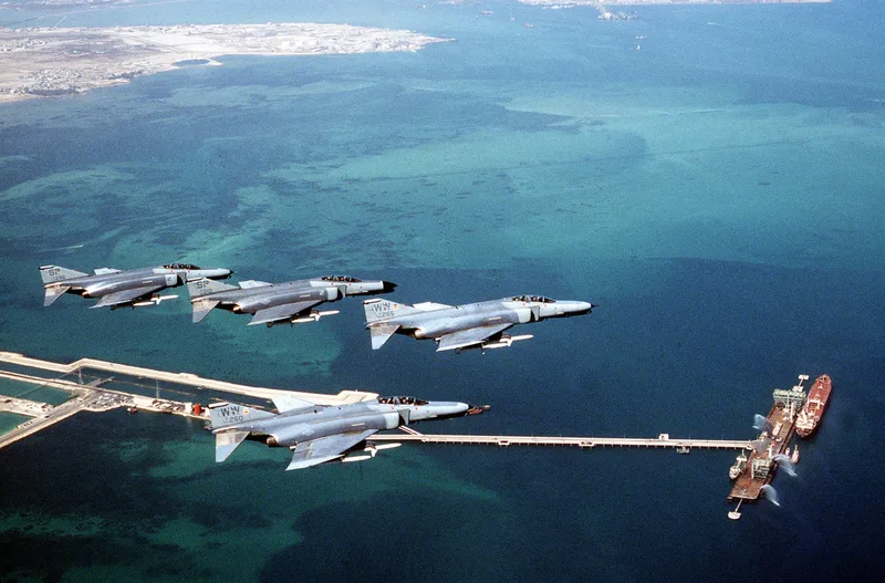 Fighter jets in combat demonstrate successful tactics as part of a larger strategy.